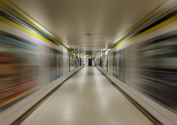hallway, blurry, tunnel, vision